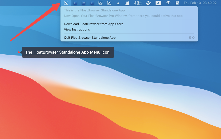 FloatBrowser Standalone Icon