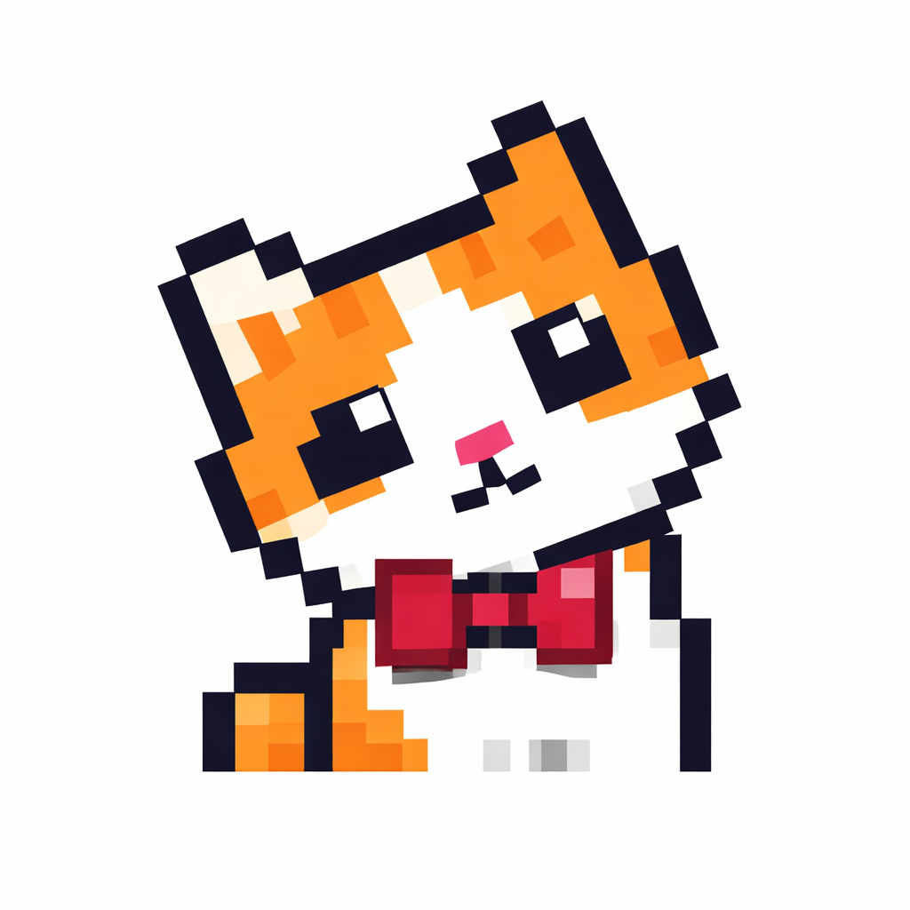 Pixel Cat Logo
